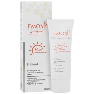 کرم ضد آفتاب ضد لک  SPF50 (بی رنگ) امونی